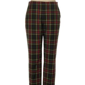 J. Crew Wool Plaid Women's Trousers